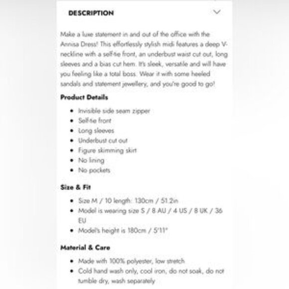 Showpo Annisa Tie Front Collared Midi Dress in Champagne - Picture 7 of 9